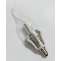 E12 4000k 6 Watt E12 Candelabra Bulbs Flame Tip